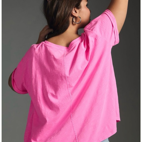 Pilcro Babydoll Henley Tee from Anthropologie - Picture 4 of 6